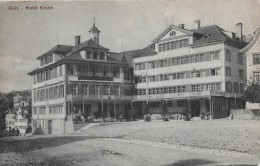 GAIS → Dorfstrasse Mit Dem Hotel Krone 1909 ►mit Violettem Stempel Fröhlichsegg◄ - Gais