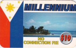 United States, Worldcom, $10, Millenium, Phillipine Flag, 2 Scans. - Altri & Non Classificati