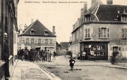 18 CHER - MASSAY Place Du Bourg, Annonces Du Tambour Afficheur - Massay