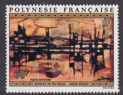 French Polynesia SG 162 1972 Paintings, 60F Landscape, A.Brooke, MNH - Unused Stamps