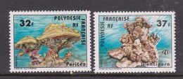 French Polynesia SG 292-93 1979 Corals MNH - Ungebraucht