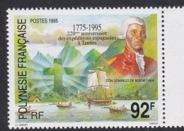 French Polynesia SG 716 1995 220th Anniversary Of Spanish Expedition To Tautira MNH - Unused Stamps