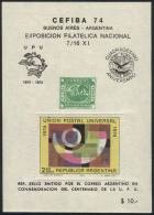 Commemorative Cinderella Of The National Stamp Exhibition CEFIBA '74, VF! - Autres & Non Classés