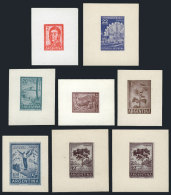 Group Of 8 Reproductions Of Stamps Of The "Próceres & Riquezas Naturales II" Issue, Probably From The... - Collections, Lots & Series