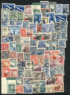 Lot Of Approximately 120 Used Stamps, Most From The Proceres & Riquezas Issue, Fine General Quality, Low Start! - Verzamelingen & Reeksen