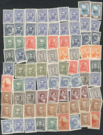 Lot Of More Than 120 Stamps Of Proceres & Riquezas Issue, Most Unmounted (+30%), Low Start! - Collections, Lots & Séries