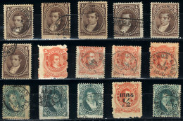 15 Old Stamps, Most Used And Of Fine Quality, Low Start! - Verzamelingen & Reeksen