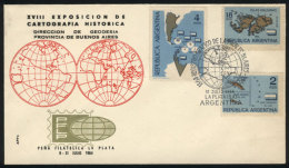 Cover With Special Postmark Of "Graphic Chart Of The Province Of Buenos Aires" For 13/JUL/1964, VF! - Andere & Zonder Classificatie