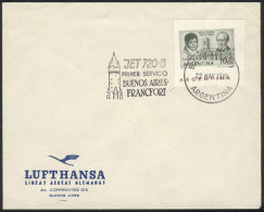 Cover Used On 22/MAY/61: Buenos Aires-Frankfurt First Flight By Lufthansa. - Autres & Non Classés