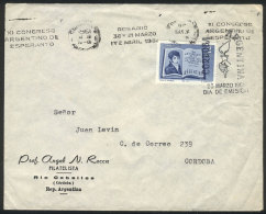 Cover Franked With  $2 (GJ.1209), With Machine Cancel "XI Argentine Esperanto Congress", VF! - Andere & Zonder Classificatie