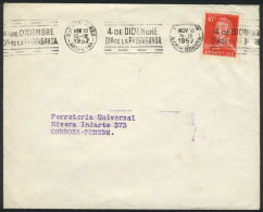 Cover Franked With 40c. San Martín, With Machine Cancel "4 December - Advertising Day", VF! - Andere & Zonder Classificatie