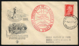 Cover With Cachet And Special Handstamp Commemorating The Visit Of The President Of Chile In JUL/1953, VF! - Autres & Non Classés