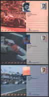 GJ.15/17, Modern Postal Cards, Argentine Grand Prix, Complete Set, VF Quality! - Postwaardestukken