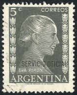 GJ.685, 5c Eva Perón, With DOUBLE Impression, Rare!! - Frankeervignetten (Frama)
