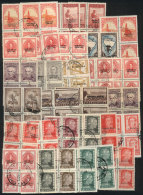 Lot Of More Than 60 Blocks Of 4 (mostly Used) Of "SERVICIO OFICIAL" Stamps, VF! - Frankeervignetten (Frama)