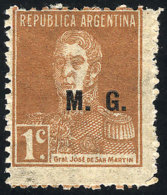 GJ.178,1c San Martín With Period, Perf 13¼ - Frankeervignetten (Frama)