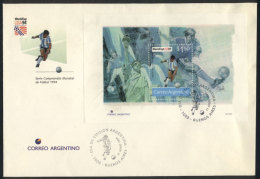 GJ.HB 107, Argentine Football Player, On A First Day Cover. - Carnets