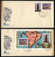 GJ.HB 72 + 2425/2425, Used On First Day Covers, With Defects In The Borders Of The Envelopes. - Carnets