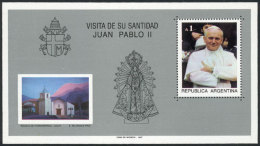 GJ.HB 58, Visit Of Pope John Paul II To Argentina, Very Fine! - Carnets