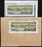 GJ.HB 42, Wall Paintings In Subway Line D (Catedral Station), 2 Examples With Different First Day Postmarks For... - Carnets