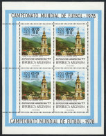 GJ.HB 26, Argentina '78 Exposition, Souvenir Sheet With Imperforate Variety At Right, VF! - Carnets