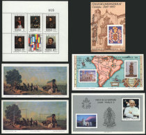 GJ.HB 24 + Other Values, Lot Of 6 Different Souvenir Sheets, Catalog Value US$10+, VF Quality! - Carnets