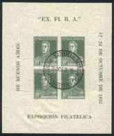 GJ.HB 1, EX.FI.B.A. Philatelic Expo Of Buenos Aires, With Postmark Of The Expo For 20/OC/1935, VF Quality! - Carnets