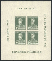 GJ.1, 1935 EX.FI.B.A. Exposition, Mint, Minor Defect, Superb Appeal! - Carnets