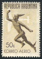 GJ.859, 50c., With Notable "man With Shadow" Variety, Interesting! - Poste Aérienne