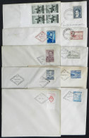 GJ.851 + Other Values, 23 Old Different Stamps On First Day Covers, Fine General Quality, Catalog Value US$37. - Autres & Non Classés