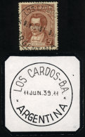 GJ.744, With Cancel Of LOS CARDOS (Buenos Aires), VF! - Other & Unclassified