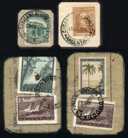 GJ.737 + Other Values, 4 Fragments With Cancels Of CAÑADA DE ÁLVAREZ (Córdoba), VF! - Other & Unclassified