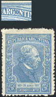 GJ.527f, 5c Centenary Of Mitre, With A VARIETY To Be Included In The Edition Of The GJ Catalog: "E" Of ARGENTINA... - Autres & Non Classés