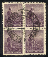 GJ.319 X4, Reconstructing A Cancel Of ELORTONDO (Santa Fe), VF! - Andere & Zonder Classificatie