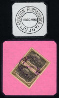 GJ.302 X2, Reconstructing A Cancel Of ESTACIÓN PURMAMARCA (Jujuy ) In Violet For 1/AU/1910, VF! - Other & Unclassified