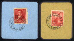 GJ.141 + 222, With Reconstructed Cancels Of COPACABANA (Catamarca), VF! - Other & Unclassified