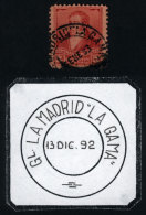 GJ.141, With Cancel Of Gl. LAMADRID "LA GAMA", Very Fine! - Other & Unclassified