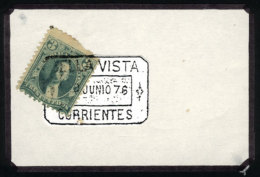 GJ.124, Perf 11½ X 12, With Reconstructed Cancel Of BELLA VISTA (Corrientes), With Defect - Autres & Non Classés