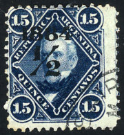 GJ.73, ½c On 15c, VF Quality! - Other & Unclassified