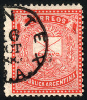 GJ.64, Perf 14½, With Cancel Of "MONTE" (Buenos Aires) For 16/OC/1883, VF Quality! - Autres & Non Classés