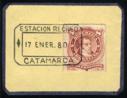 GJ.49, With Reconstructed Cancel: ESTACIÓN RECREO (CATAMARCA), VF! - Other & Unclassified