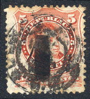 GJ.45, 1877 Provisionals, 1c On 5c, VF! - Andere & Zonder Classificatie