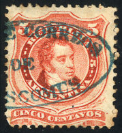 GJ.38, With Cancel Of "Adm. De Correos De CHASCOMÚS" In Blue, VF! - Autres & Non Classés