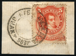 GJ.38, On Fragment With Complete Cancel Of "Administración De Correos De SAN JUAN", VF! - Andere & Zonder Classificatie