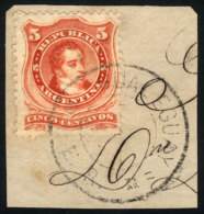 GJ.38, On Fragment, With Cancel Of GUALEGUAY (Entre Ríos), VF Quality! - Autres & Non Classés