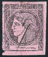 GJ.15, 3c Purple, Type 6, Pen Cancelled, Minor Defect, Catalog Value US$50. - Corrientes (1856-1880)