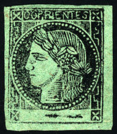 GJ.4, 5c Yellow Green, Type 6, Catalog Value US$50, Superb! - Corrientes (1856-1880)