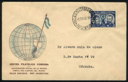 Cover With Cachet Commemorating The Inauguration Of Post Office In Orkney Islands, Sent To Córdoba On... - Other & Unclassified