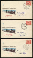 1960/61 Antarctic Campaign, 4 Covers With Postmarks Of Different Antarctic Bases + Orkney Islands, VF! - Other & Unclassified