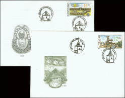 Slovakia 2001, FDC Covers Archaeological Sites Mi.# 391-392, Ref.bbzg - FDC